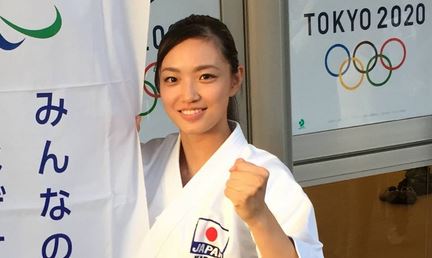 The picture shows Rika Usami the Kata World Champion of 2012.